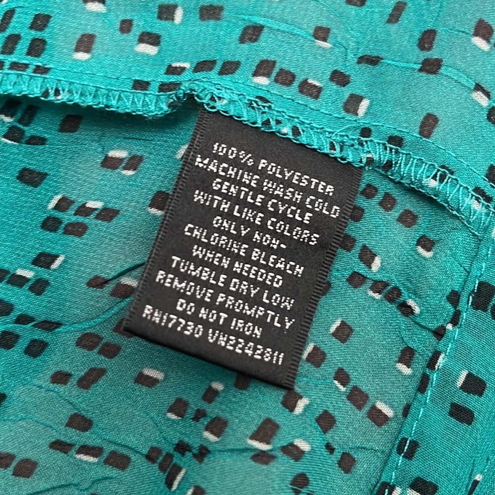 Teal and Black Sheer Open Front Kimono Cardigan - Picture 9 of 16